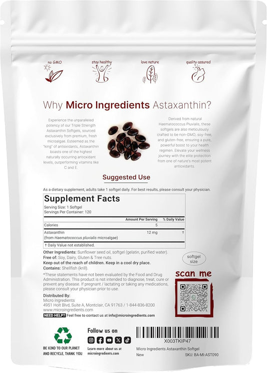 Astaxanthin Triple Strength (12 mg)