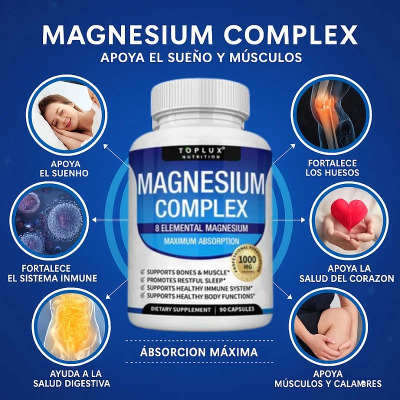 Magnesium Complex 1000mg - 8 Magnesios