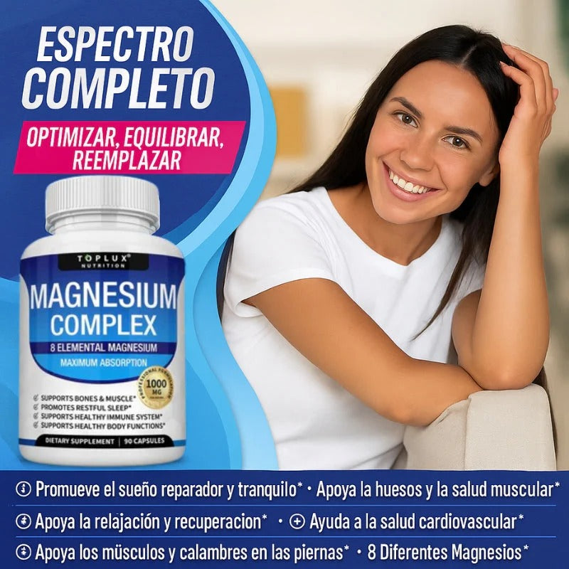 Magnesium Complex 1000mg - 8 Magnesios